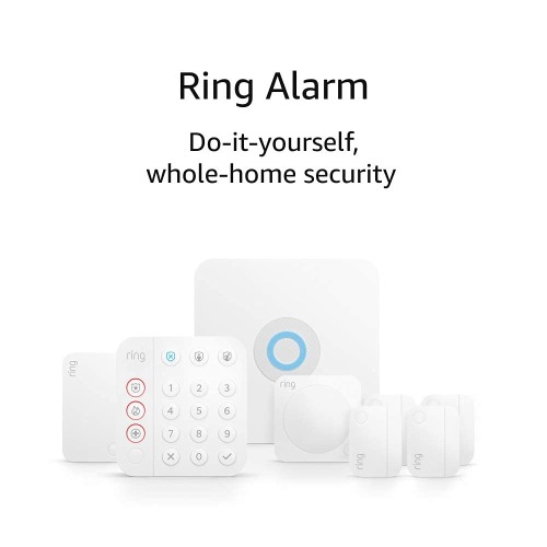 Ring Alarm 8-piece kit (2nd Gen) – home security system with optional 24/7 professional monitoring – Works with Alexa