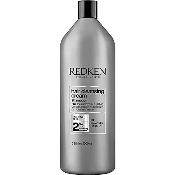 Redken Detox Hair Cleansing Cream Clarifying Shampoo | For All Hair Types | Removes Buildup & Strengthens Hair Cuticle
