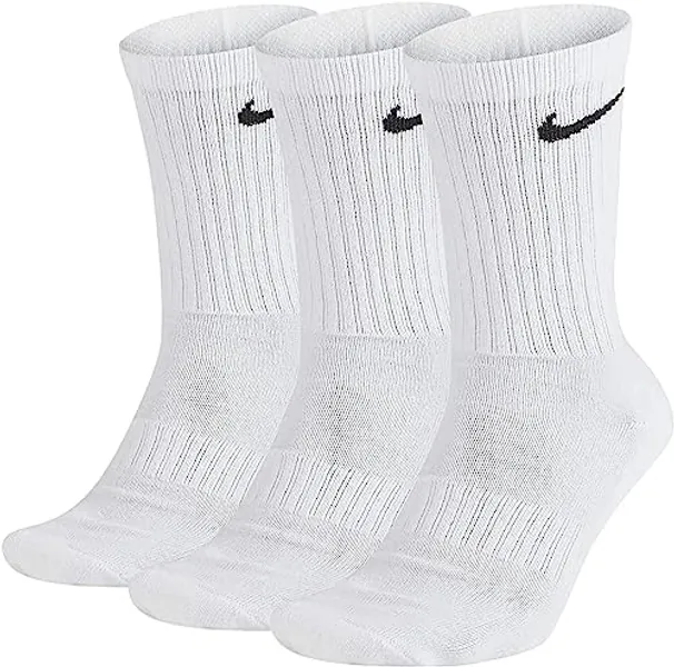 NIKE Men's U Nk Everyday Cush Crew 6pr-bd Socks