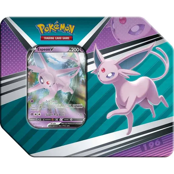 Pokemon TCG: V Heroes Tin - Espeon V / Umbreon V / Sylveon V (Individuals) (English) [In Stock, Ship Today] - Espeon V