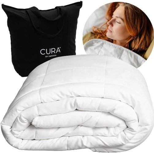 CURA Pearl Classic Weighted Blanket 150 x 210 7 kg