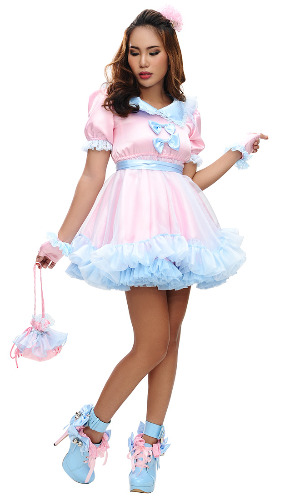 BirchPlaceShop - Satin Baby Bows Dress