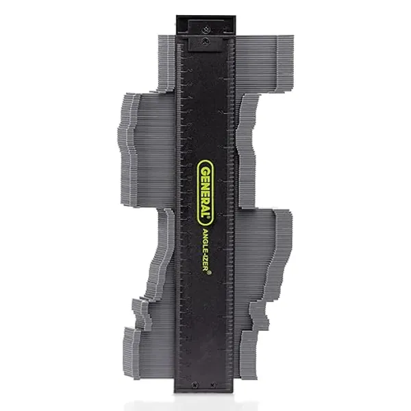 General Tools Contour Gauge 833 - 10" Angle Finder Tool for Home Improvement - Gadgets for Men - 10-Inch - Gauge