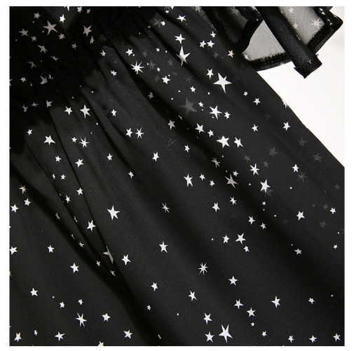 Galactic' Black Star Jumpsuit in Plus Size - black / XXL
