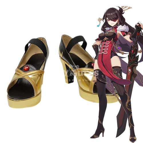 【In Stock】Game Genshin Impact Cosplay Beidou Cosplay Shoes - Tailored