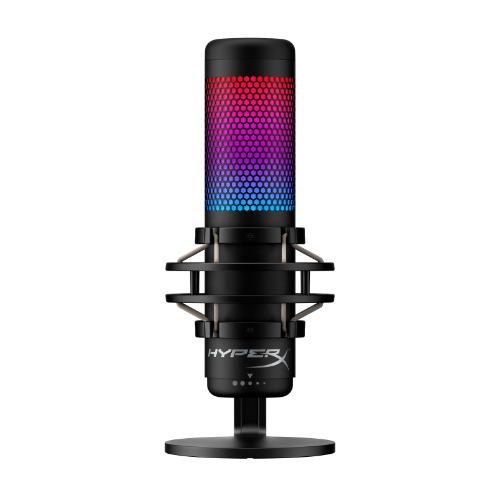 HyperX QuadCast S - USB Microphone - RGB Lighting | Black