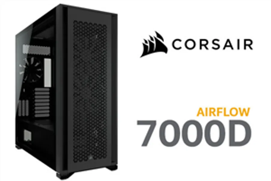 Corsair 7000D AIRFLOW Full-Tower ATX PC Case - Black