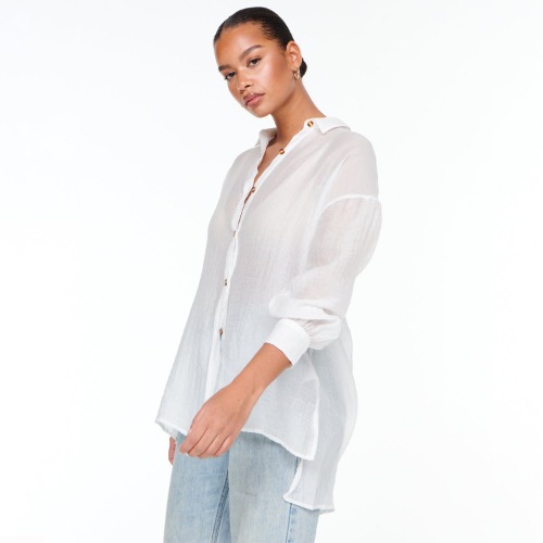 White Gabbie Shirt | M