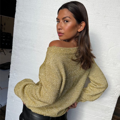 Gold Elton Jumper | M