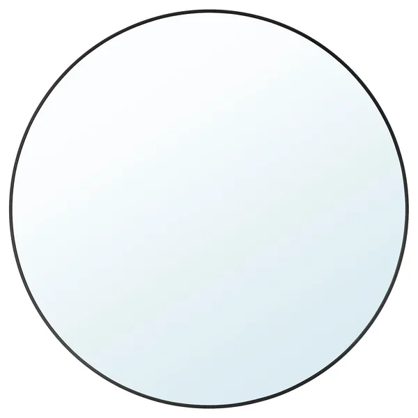 LINDBYN Oglindă - negru 80 cm