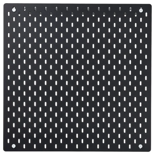 SKÅDIS Panou perforat - negru 56x56 cm