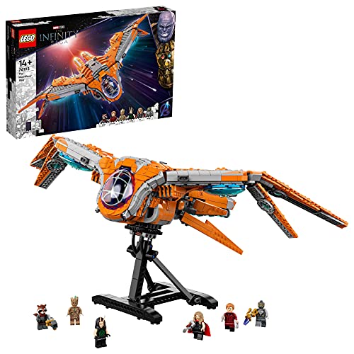 LEGO 76193 Marvel The Guardians’ Ship Large Building Toy, Avengers Spaceship Model with Thor & Star-Lord Minifigures, Gifts for Teenagers, Boys and Girls - Standard packaging - single