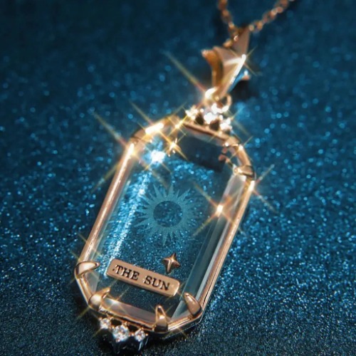 The Tarot Pendants - Tower / Silver