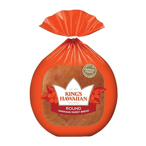 King's Hawaiian Original Hawaiian Sweet Round Bread 16 Ounce (Pack of 2) - 16 Ounce (Pack of 2)