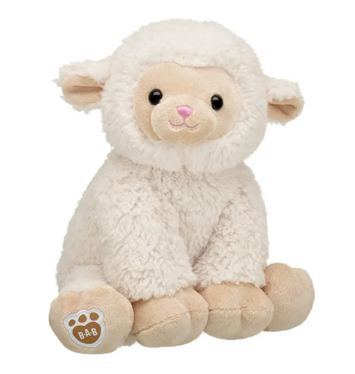 Swirly Clouds Lamb Stuffed Animal