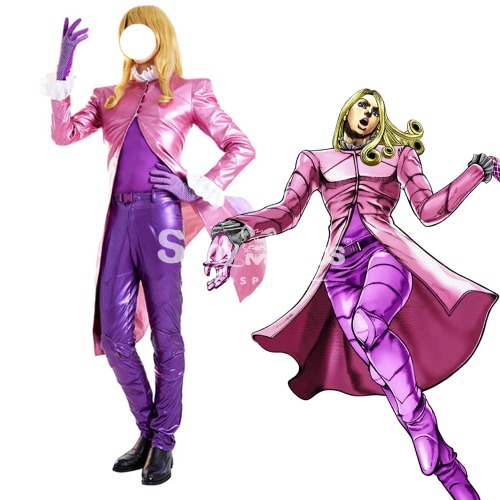 【In Stock】Anime JoJo's Bizarre Adventure Cosplay Funny Valentine Cosplay Costume - S