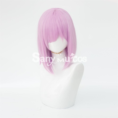 【In Stock】Anime Spy X Family Fiona Frost Black Pink Short Cosplay Wig