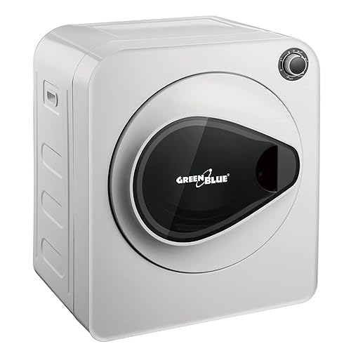 Green Blue GB405 Secadora de Ropa Eléctrica 830W / 3kg / Secadora de Ropa Independiente o de Pared Cinco Programas de Secado… - Secadora GB405