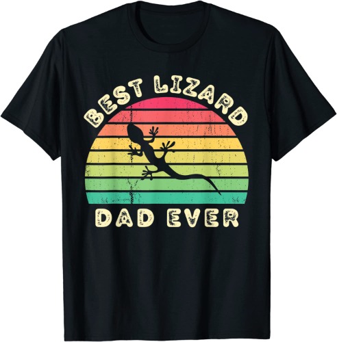 Best Lizard Dad Ever for men fathers day Camiseta