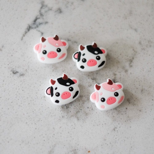 Strawberry Milk Moo Moo Thumb Grips (2 Sizes Available) - For Controllers