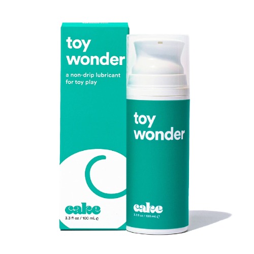 Hello Cake Toy Wonder, Water-Based Lubrication for Toys, Non-Drip Water-Based Lubricant, Natural Lube, Personal Lubricant, Lube Water Based Natural (3.3 Fl. Oz.) - 