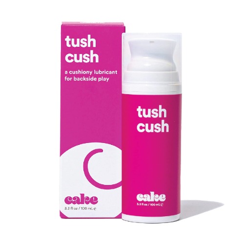 Hello Cake Tush Cush, Silicone and Water-Based Lubricant, Personal Lubricant, Natural Lube for The Backside (3.3 Fl. Oz.) - 