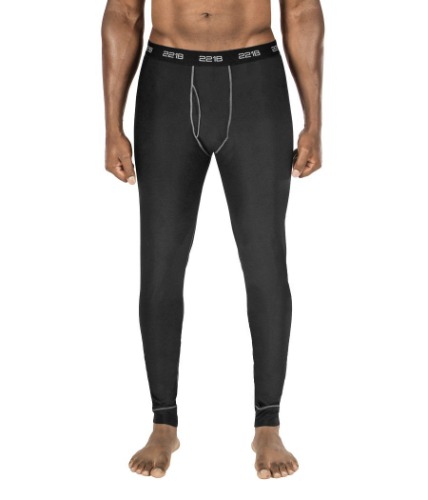 Maxx-Dri Silver Elite Long Underwear | Black with Blue Line / 3XL