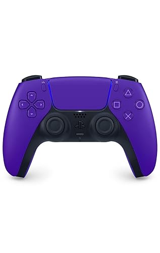 Sony, Manette PlayStation 5 officielle DualSense, Sans fil, Batterie rechargeable, Bluetooth, Compatible avec PS5, Couleur : Galactic Purple - Galactic Purple