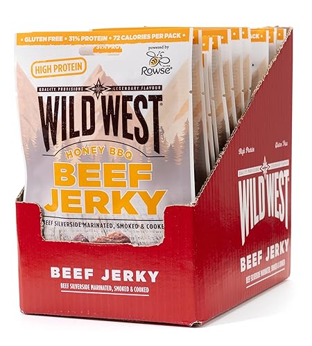 Wild West Honey BBQ Beef Jerky 12 x 60g 
