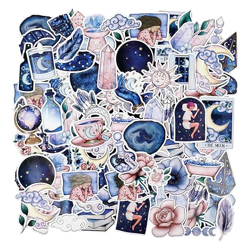  100P Midnight Magic Moon Stickers 