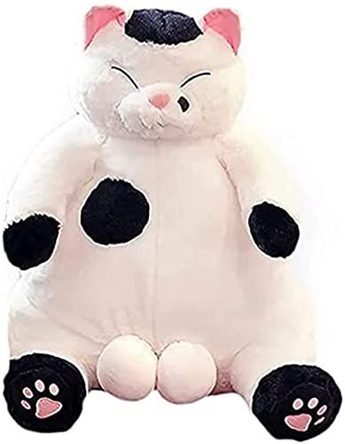 OOPSHANA Stuffed Animal Pillows, Cute Lazy Cat Plush Toys, Stuffed Plush Dolls, Gifts for Friends - heibai-45 - Multicolor