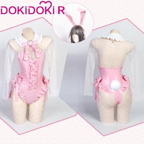DokiDoki-R Cute Bunny Girl Costume Sexy Cosplay Christmas | Pink / L-PRESALE