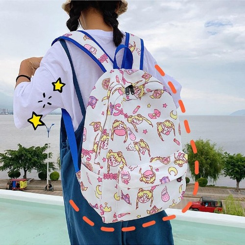 Mahou Shoujo Backpack - White