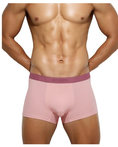 ARJEN KROOS Stretchy Cotton Boxer Shorts - A62201 Pink L