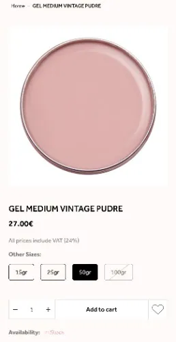Gel Medium Vintage Pudre