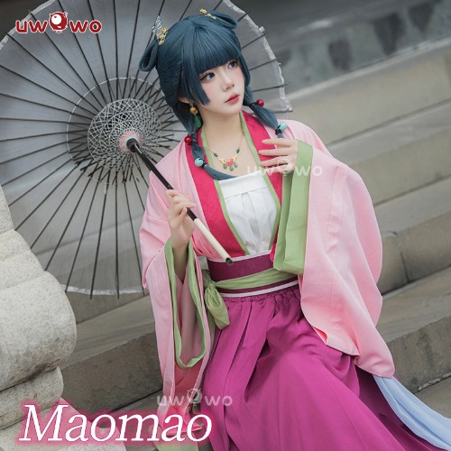 Uwowo Anime The Apothecary Diaries Maomao Garden Party Hanfu Cosplay Costume - 【In Stock】S+Normal Hairpin
