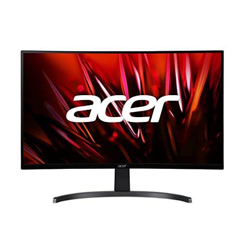 Acer ED273U Abmiipx 27" 1500R Curved WQHD 2560 x 1440 Monitor | Adaptive-Sync Technology | 75Hz Refresh Rate | 1ms VRB | 1 x Display Port 1.2 and 2X HDMI 1.4 Ports,Black - WQHD - 27-inch