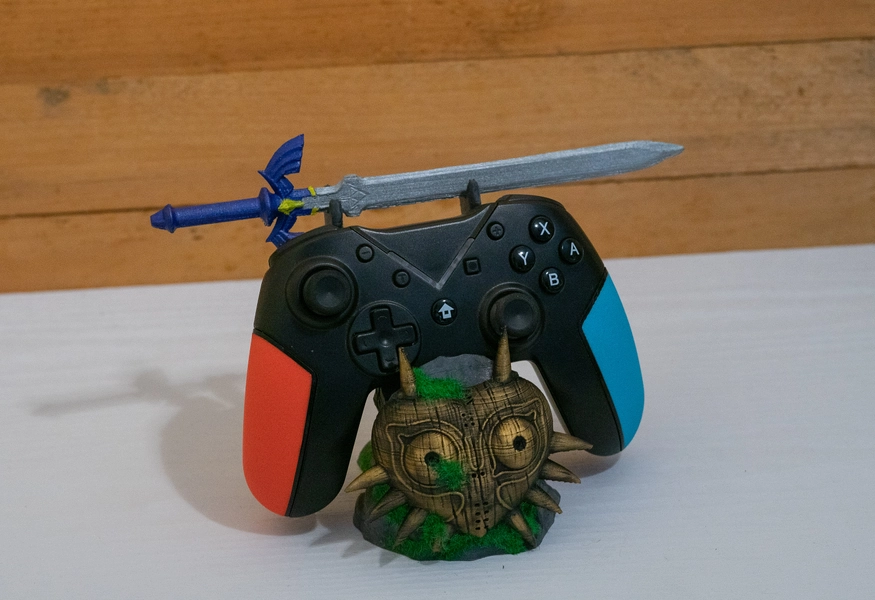 Majora&#39;s Mask Controller Stand 3D Printed | Switch Pro | PS4 PS5 | Xbox