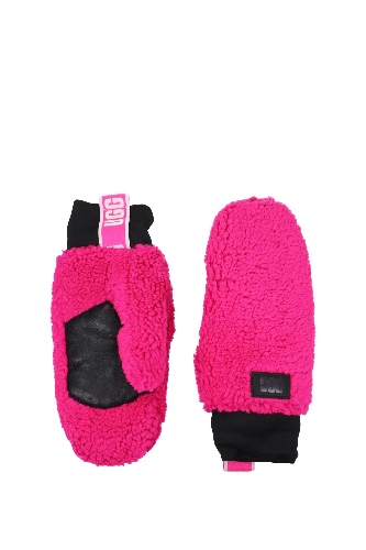 Gloves Fur Pink Neon Pink - L/XL