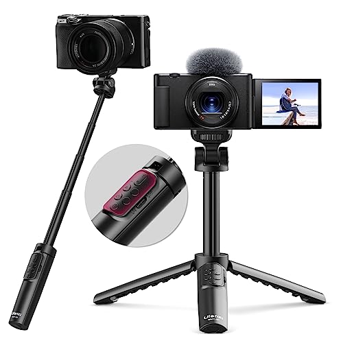 ULANZI RMT-01 Wireless Shooting Grip & Tripod for Sony, Canon, Nikon & Other Vlog Cameras or Smartphones, Selfie Video Recording Vlogging Accessories Portable Hand Size for Content Creators & Vloggers - RMT01 Tripod