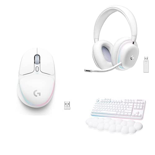 Logitech G705 Wireless Gaming Mouse + Logitech G715 Wireless Mechanical Gaming Keyboard Tactile + Logitech G735 Wireless Gaming Headset - Full Collection