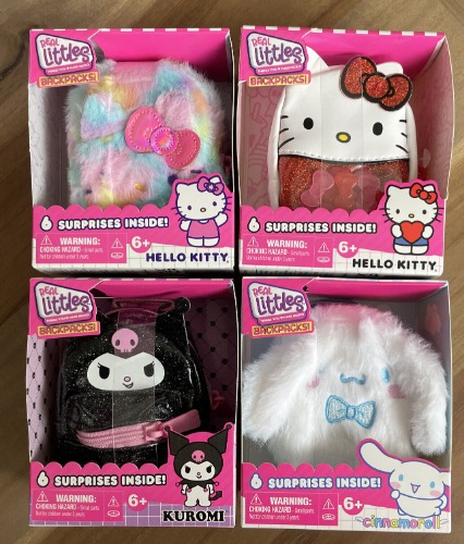 Real Littles Mini Backpack Sanrio Hello Kitty Complete Set Of 4