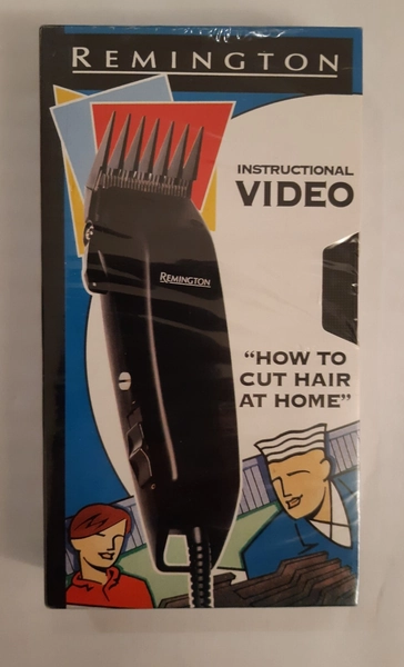 REMINGTON Instructional Video VHS " How To Cut Hair At Home " 20 min long-New