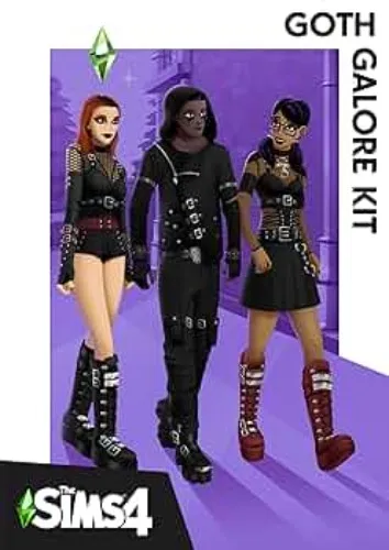 Goth Galore: Sims 4 Kit