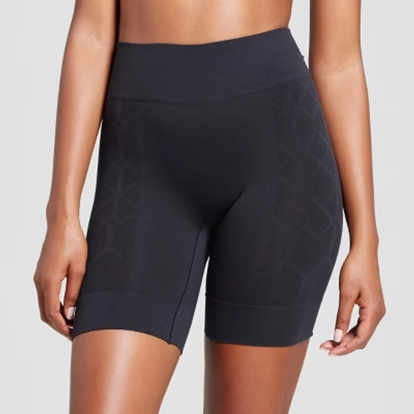 Jockey Generation™ Women's Ultralight Smoothing Wicking No-Chafe Slipshorts - Black XL: Seamless Knit Microfiber Undershorts