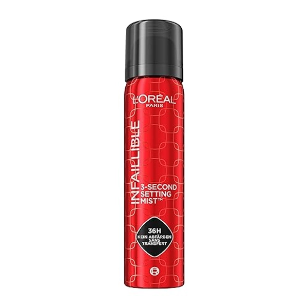 L’Oréal Paris - Spray Fixateur de Maquillage Infaillible - Résistant à l'Eau - Tenue Jusqu'à 36h - 75 ml