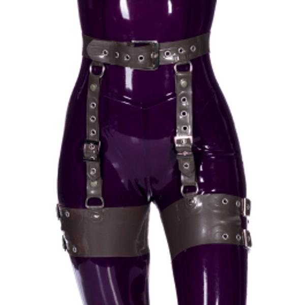 Latex Davina Leg Harness
