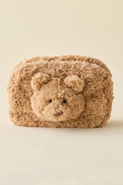 Jellycat Bartholomew Bear Plushie Travel Pouch