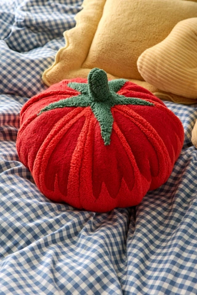 Giant Tomato Shaped Throw Pillow