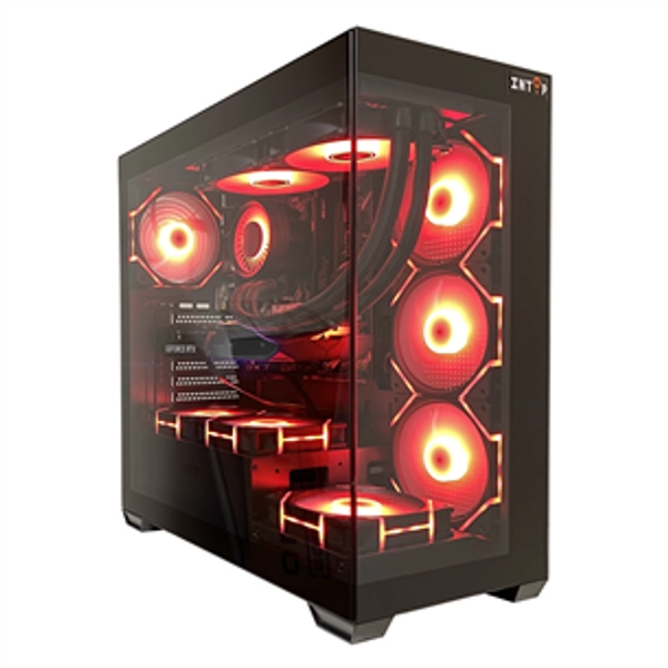 Intop Gaming R7 Aqua, Ryzen 7, 64 GB, 2 TB, RTX 5080, must - Lauaarvuti, ER926582 | Euronics